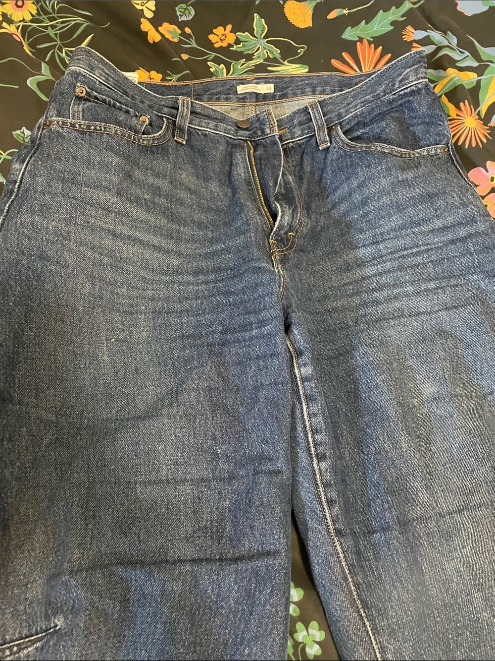 Levi's Cinch Waist, barrel leg Women's Jeans - Dark Blue Wash